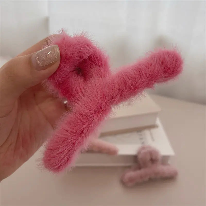 Plush Claw Clip